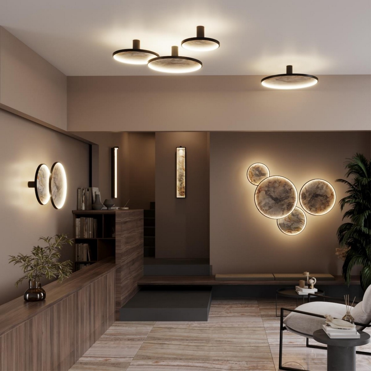 Настенный светильник ODEON LIGHT 5078/30WL STOFLAKE