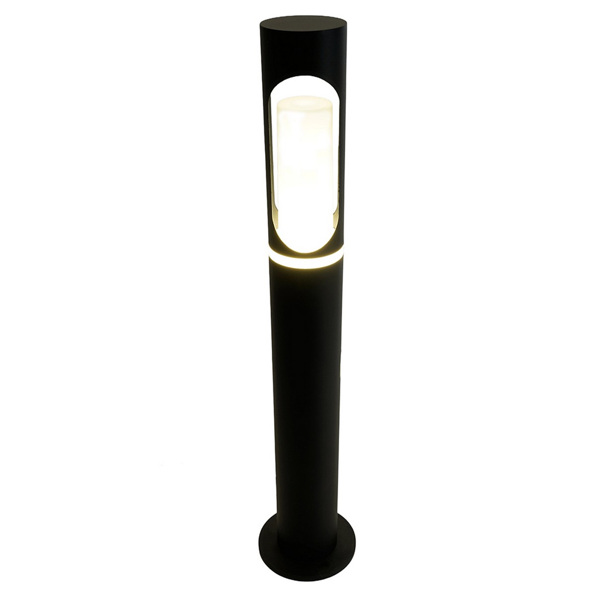 Уличные светильники столб Светильник садово-парковый Feron DH1105 15W GU10 черный (столб) 51231 