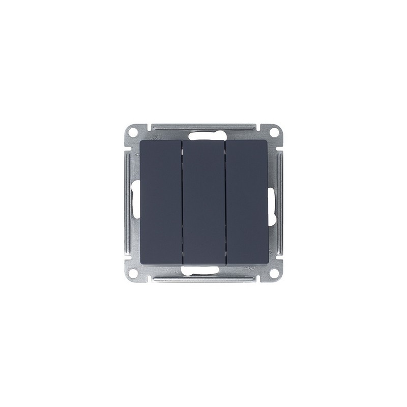 Выключатель 3-клавишный Systeme Electric AtlasDesign Грифель ATN000731