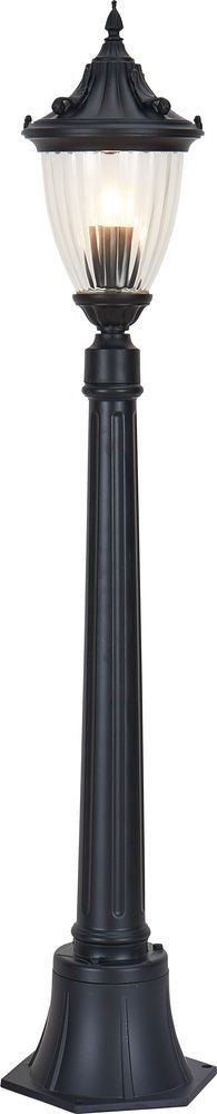 Уличные светильники столб Светильник садово-парковый Feron PL586 столб 60W 230V E27 черный 41167 