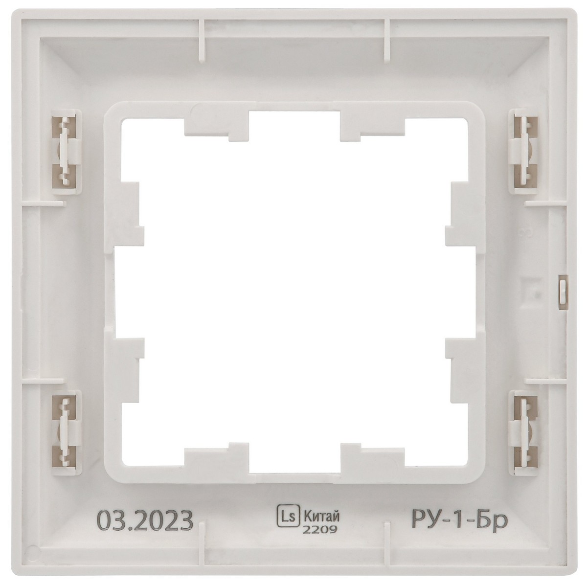 IEK Brite Рамки Рамка IEK BRITE DECOR Белый 3D-форма 1-м РУ-1-Бр BR-M12-12-K01