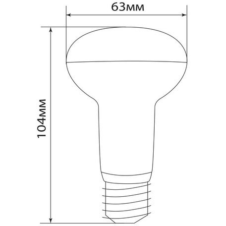 E27 Лампа светодиодная Feron LB-463 E27 11W 6400K R63 230V 25512 