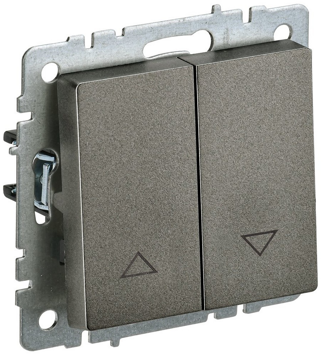 Выключатель IEK BRITE жалюзи 10А ВС10-1-5-БрТБ темная бронза BR-V15-0-10-K45