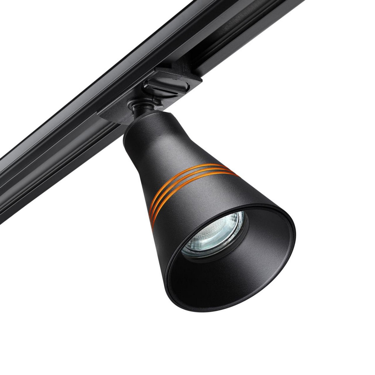 Трековые светодиодные светильники Светильник трековый для однофазного двухжильного шинопровода NOVOTECH 370859 SOBIT 