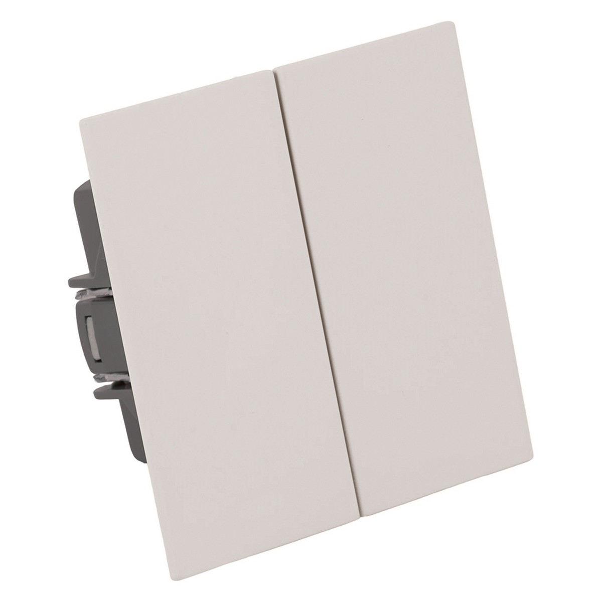 Мия - Розетки и выключатели Stekker Выключатель 2-клавишный STEKKER Мия RSW10-3104-08 пудровый жемчуг 50473