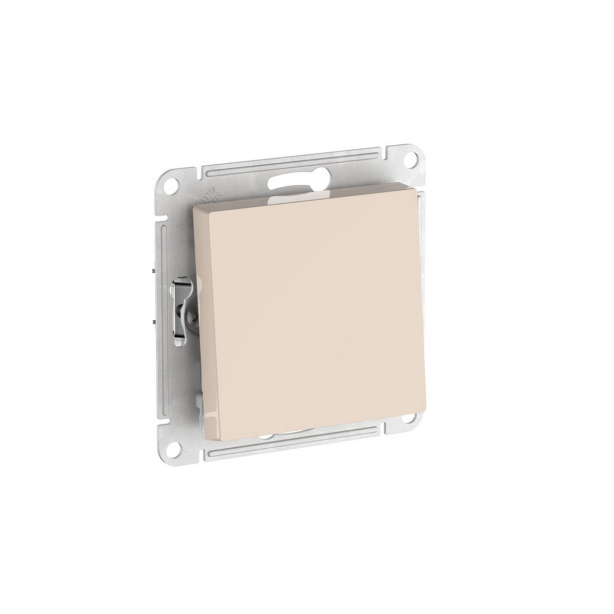AtlasDesign Бежевый Выключатель SE AtlasDesign Бежевый 1-клавишный быстрозажим. клем. ATN000211S