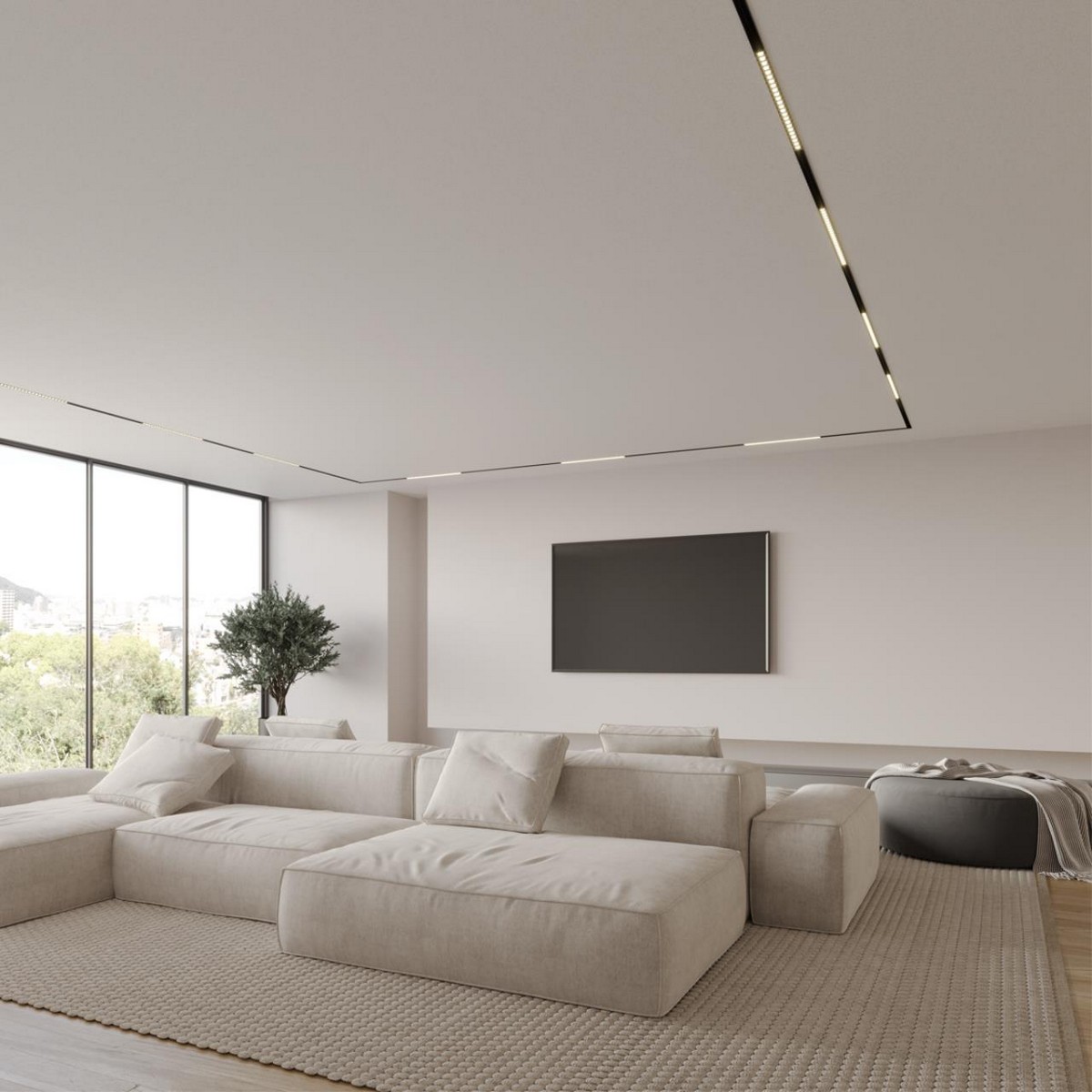 Трековые светодиодные светильники Трековый низковольтный смарт-светильник диммируемый со сменой цв.температуры NOVOTECH FLUM 359490 