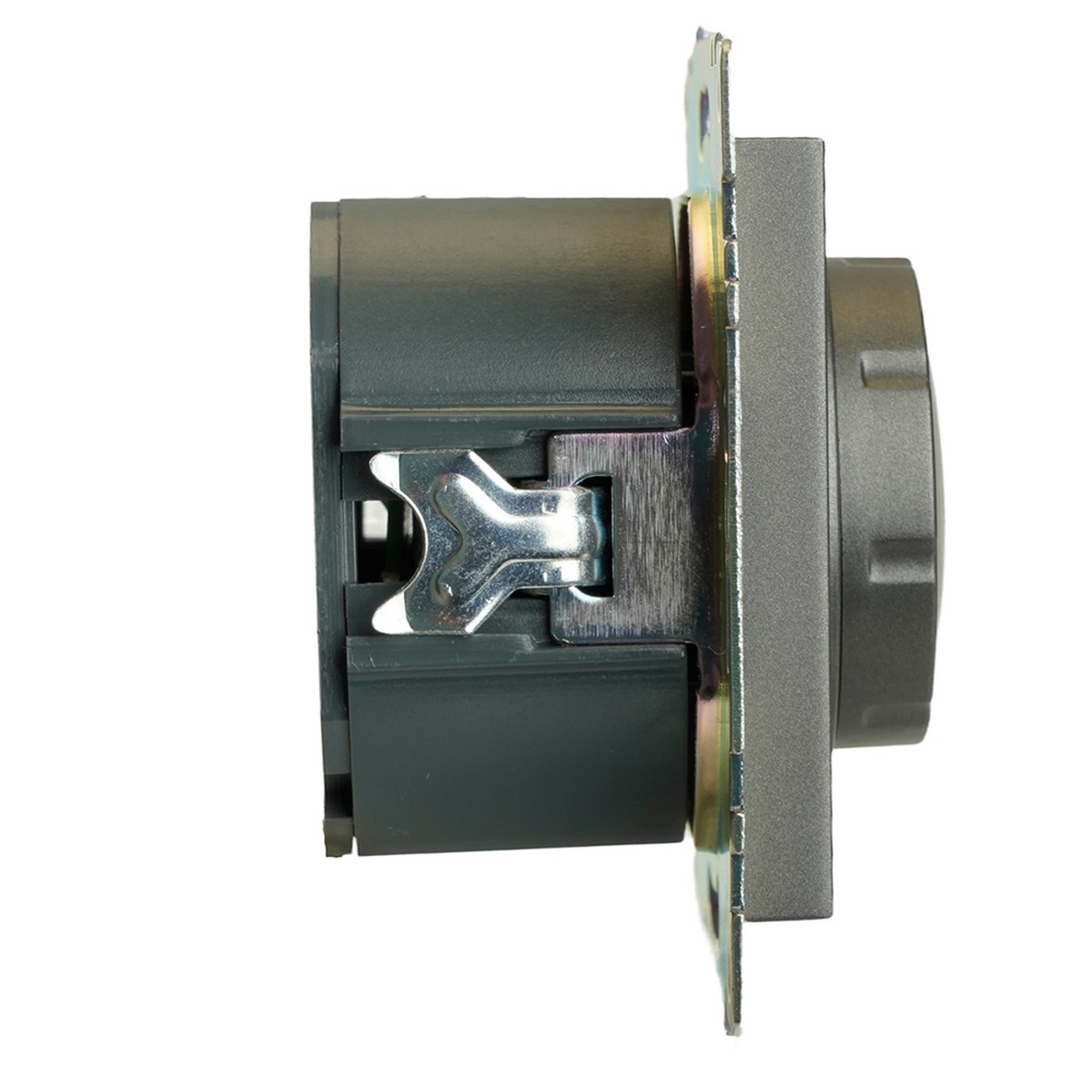 Выключатель диммирующий TRIAC STEKKER GLS10-7106-06 250V 500W Катрин графит  49413