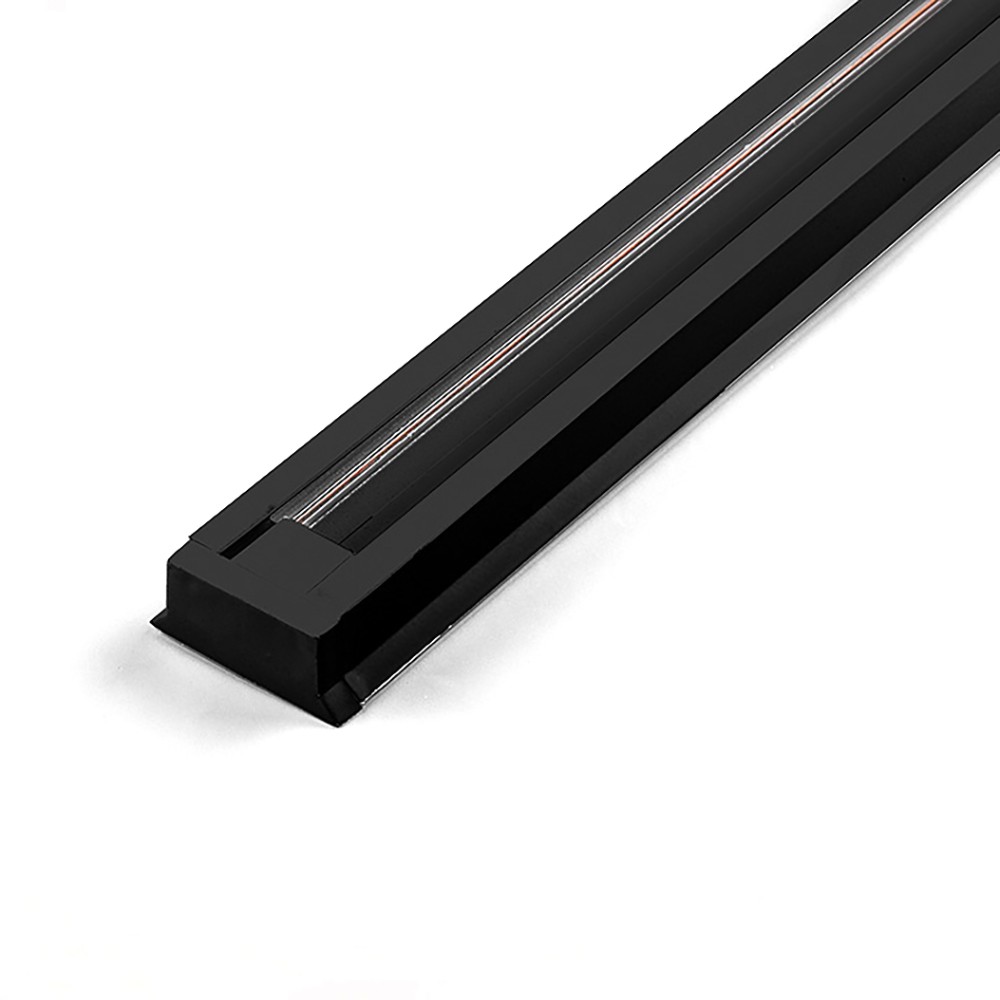 Трековые светодиодные светильники Шинопровод для трековых светильников Feron черный 1м CAB1003 10340 