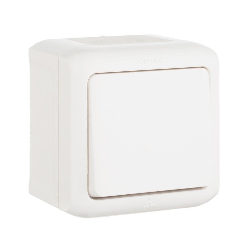 Legrand Quteo - Розетки и выключатели Накладные Розетки и выключатели Legrand Quteo IP44 Белый