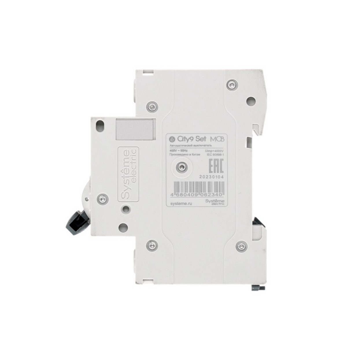 2 полюсные (двухполюсные) Автоматический выключатель SE City9 Set (АВ) С 63А 2P 4.5kA 230В C9F34263 