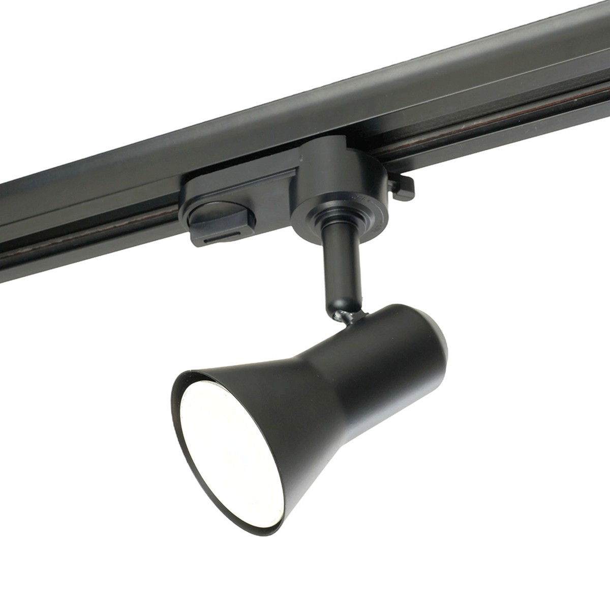 Трековые светодиодные светильники Светильник Feron AL187 трековый под лампу GU10 черный 48705 