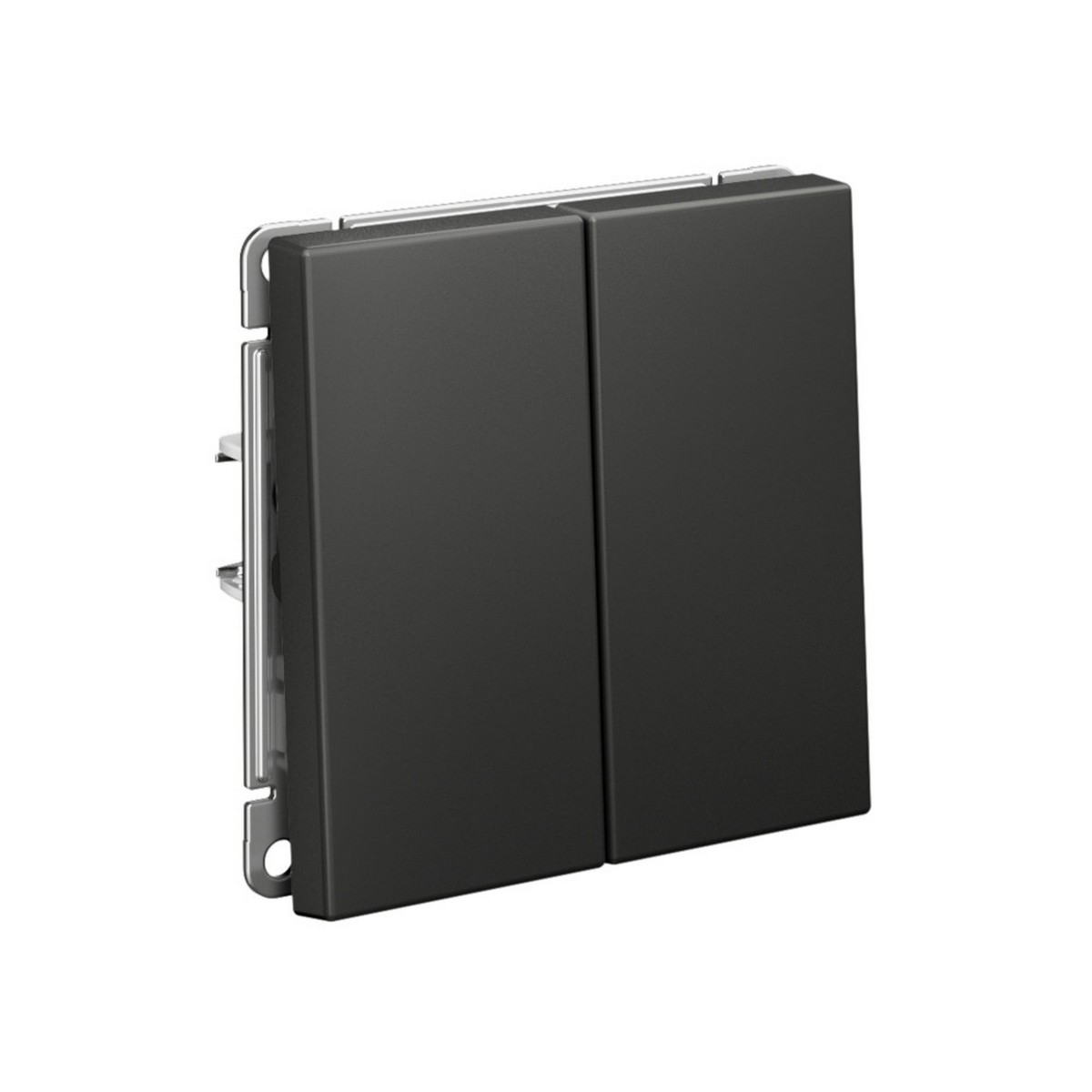 ArtGallery Базальт Выключатель SE ArtGallery Базальт 2-клавишный, быстрозажим. клем. GAL001451S