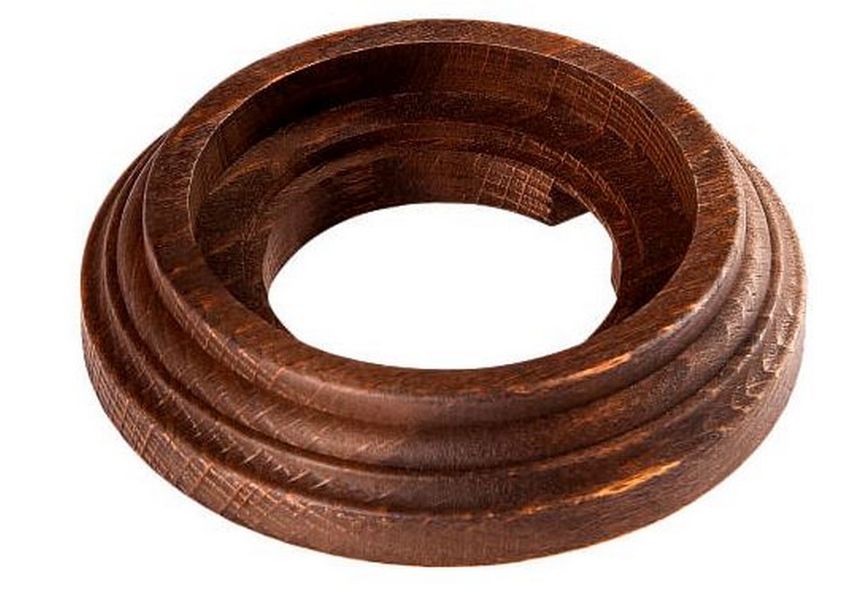 Bironi Лизетта - Ретро розетки и выключатели Рамка BIRONI Лизетта Бук Старое дерево 1-ая на бревно 260мм BFC26-610-17