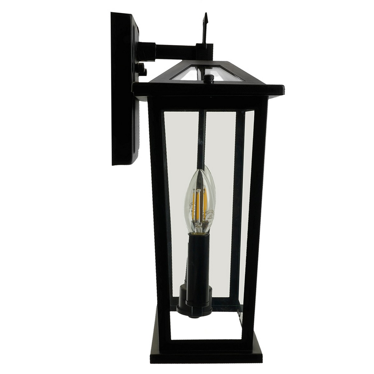 Уличные настенные светильники Светильник садово-парковый Feron PL751 E14 черный 51279 