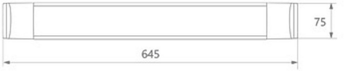 Линейные светодиодные светильники Светильник светодиодный Feron AL5054 линейный 18W 4500K 28728 