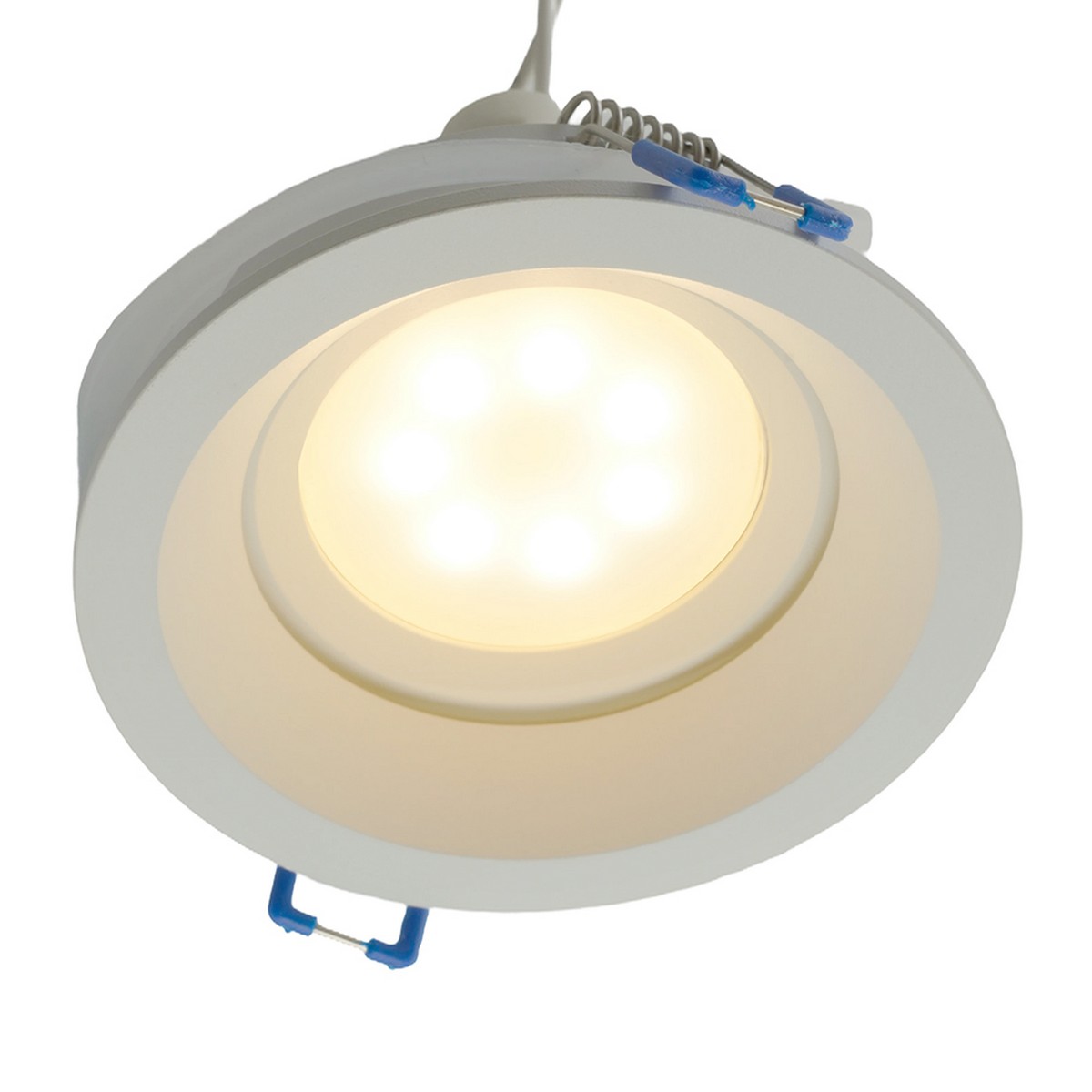 Встраиваемые светодиодные светильники Светильник встраиваемый Feron DL3301 потолочный MR16 G5.3 белый 48754 