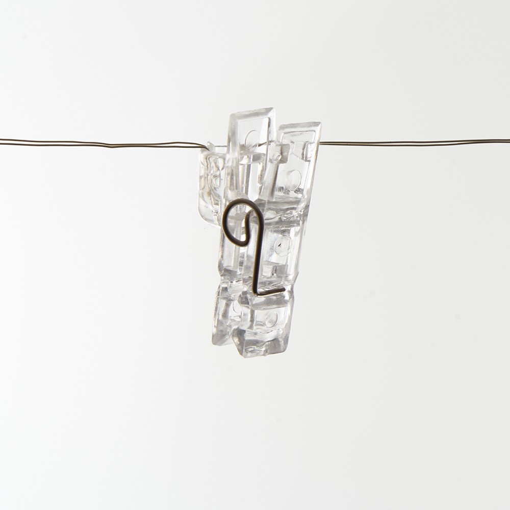 Гирлянда линейная Feron CL574 Прищепки статичная 4,5м USB 5000K 41653