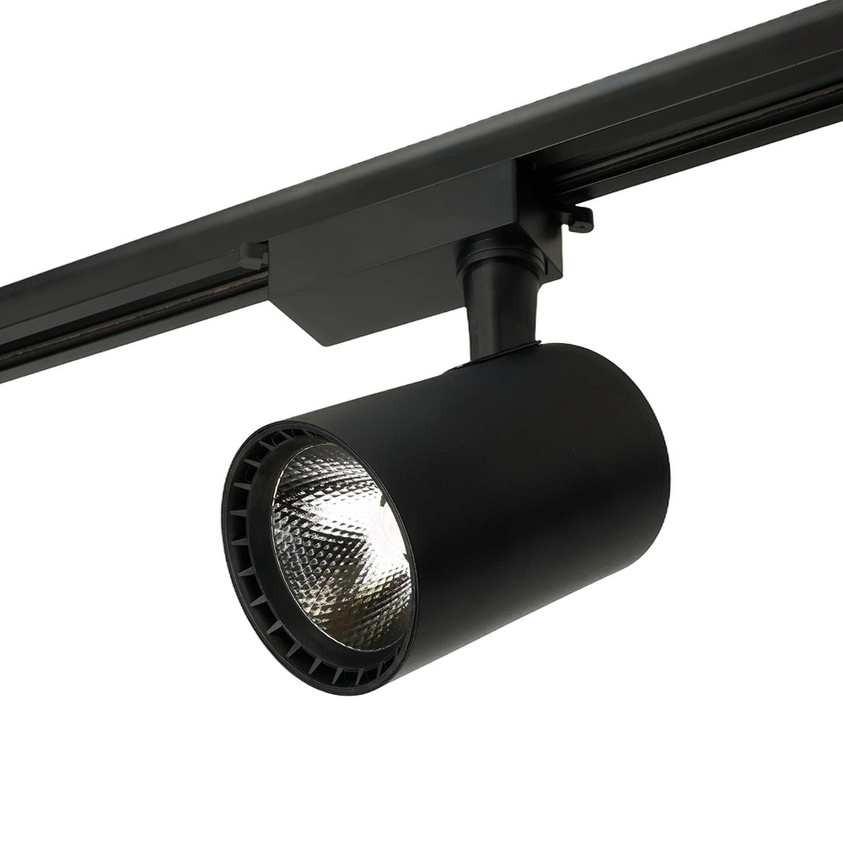 Трековые светодиодные светильники Светодиодный светильник Feron.ONE AL141 трековый 18W 4000K 35 градусов черный 48713 
