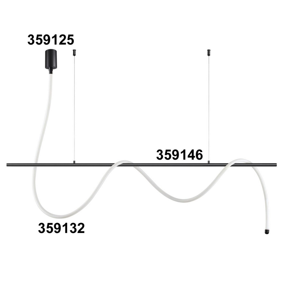 Гибкий неон и комплектующие Светильник светодиодный «ГИБКИЙ НЕОН» NOVOTECH 359132 RAMO 