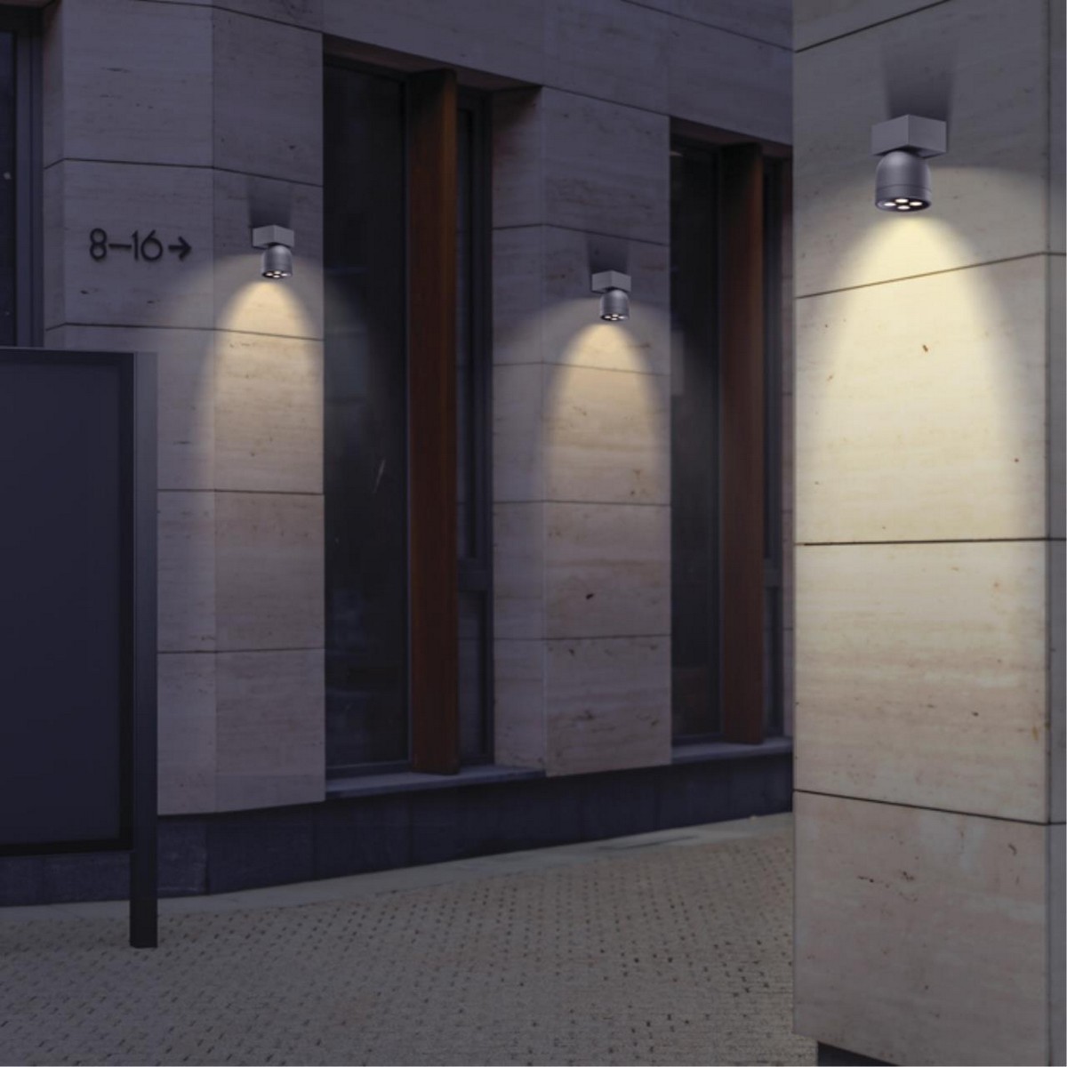 Уличные настенные светильники Ландшафтный настенный светильник NOVOTECH 358113 GALEATI 