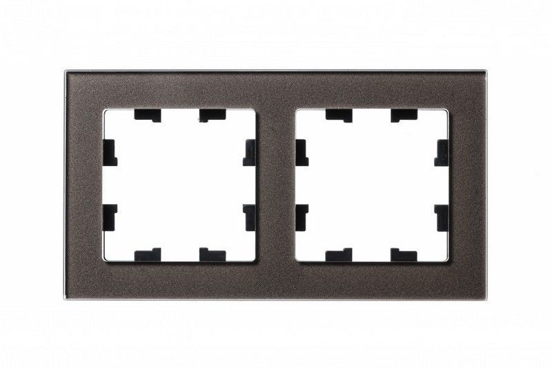 AtlasDesign Рамки Nature Рамка Systeme Electric AtlasDesign Nature Стекло мокко 2-ая ATN320602