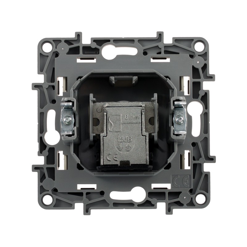Розетка TV Legrand Etika слоновая кость проходная, 15дБ 672363