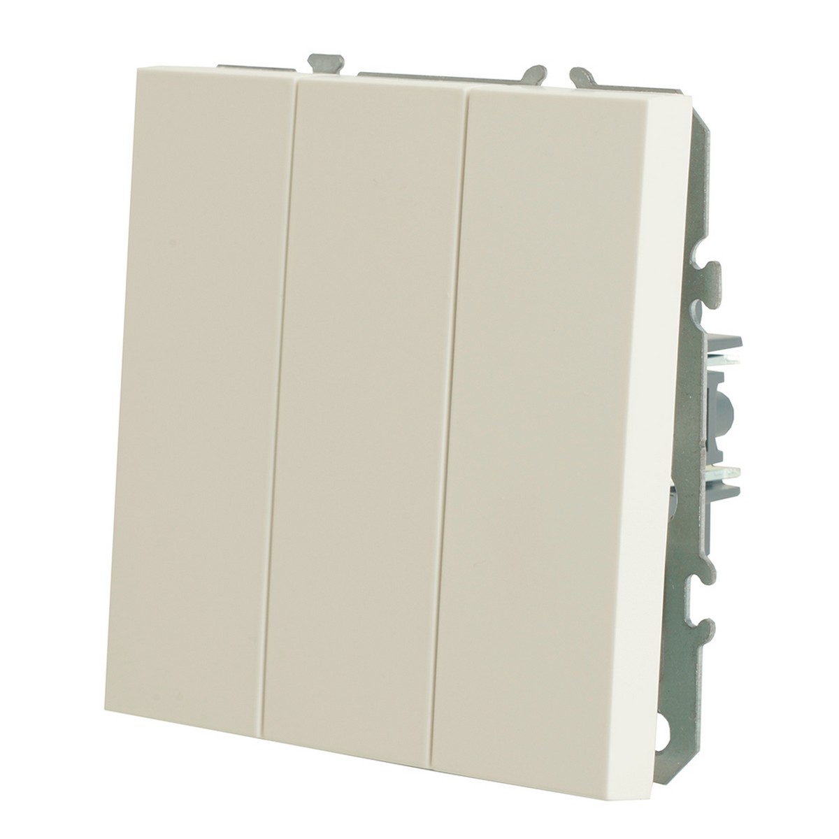 Эмили - Розетки и выключатели Stekker Выключатель 3-клавишный STEKKER Эмили RSW10-5108-01 белый фарфор soft touch 49870