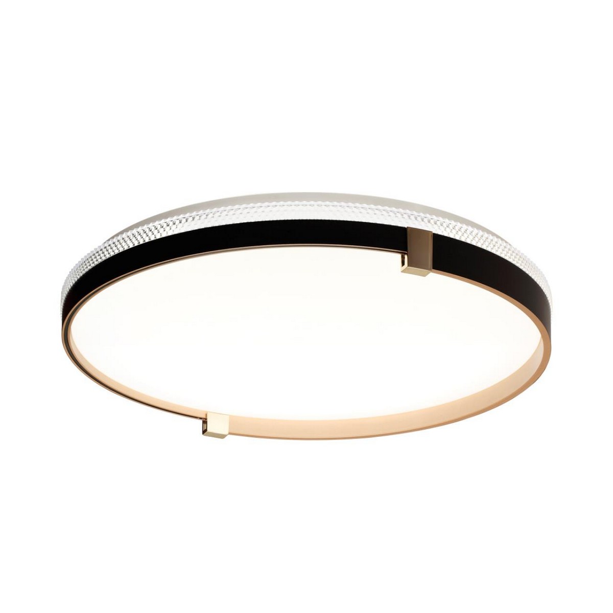 Накладные светодиодные светильники Настенно-потолочный светильник СОНЕКС 7647/DL OLIDI BLACK 