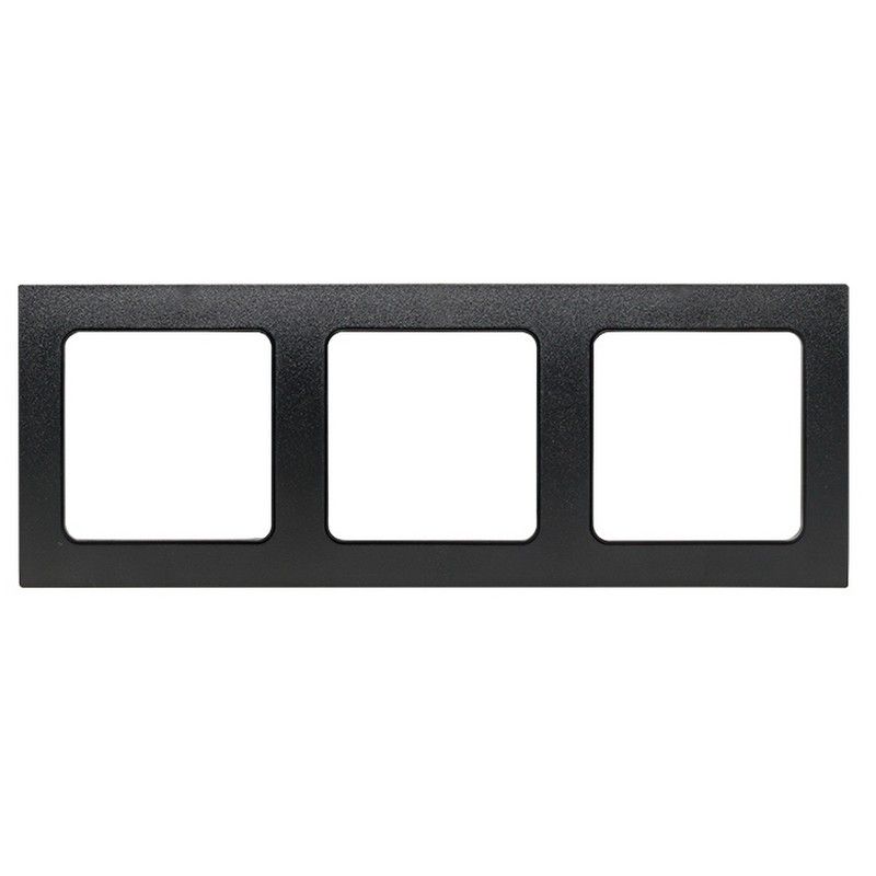 EKF Стокгольм черный Рамка 3-ая EKF PROxima Стокгольм Черный  EAM-G-302-30