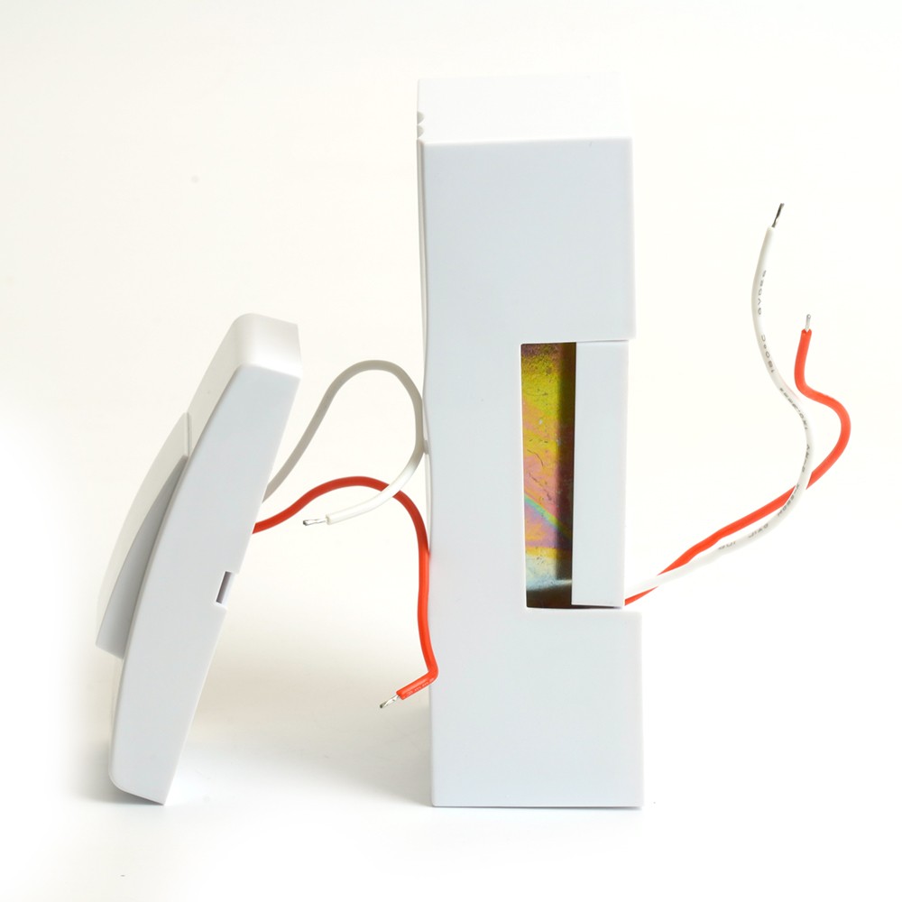 Дверные звонки проводные (электрические) Звонок Feron DB-102 с кнопкой проводной электромеханический белый 230V 119х70х37мм 48806 