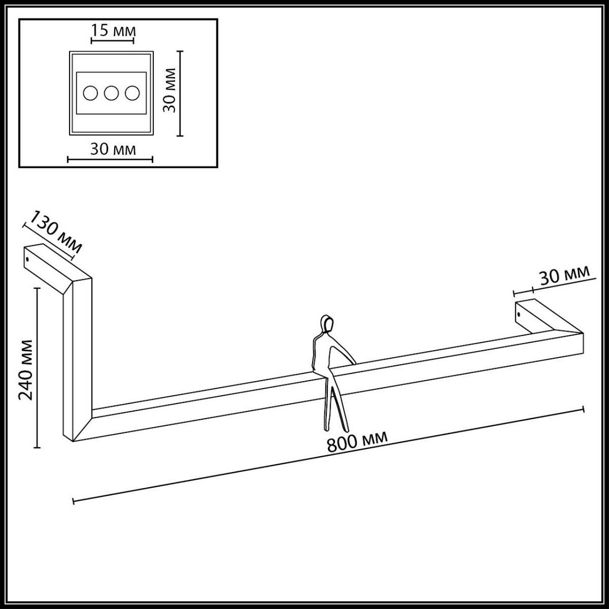 Настенный светильник ODEON LIGHT 7153/14WL GRAFIC