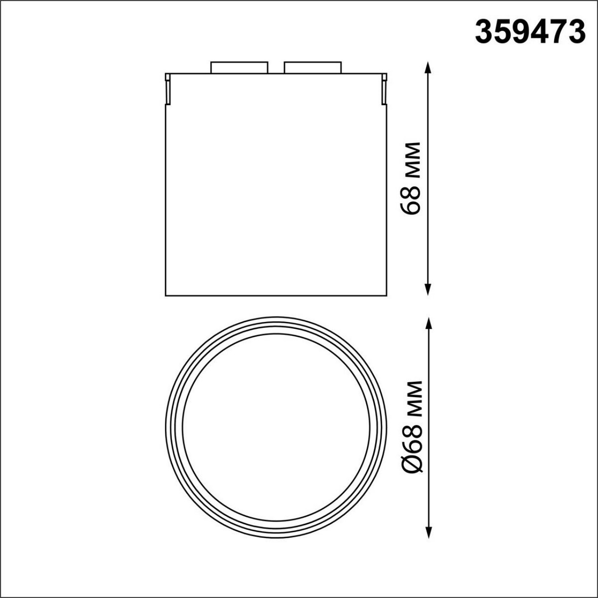 Трековые светодиодные светильники Трековый смарт-светильник для низковольтного шинопровода с двумя режимами работы NOVOTECH 359473 EASY 