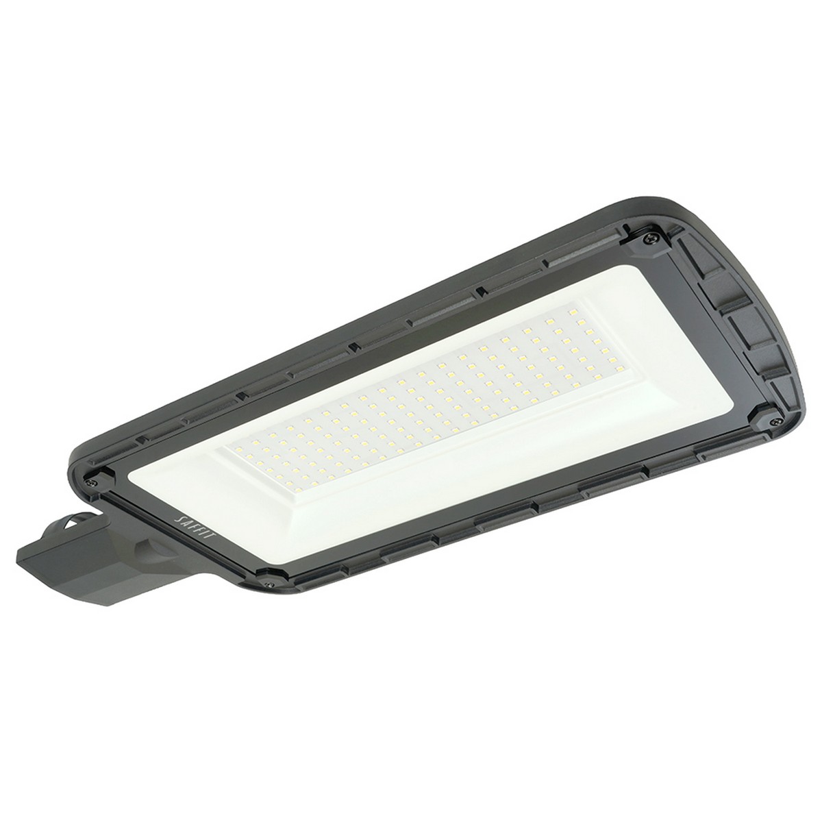 Консольные уличные светодиодные светильники на столб Светодиодный уличный консольный светильник SAFFIT SSL10-100 100W 5000K черный 55234 