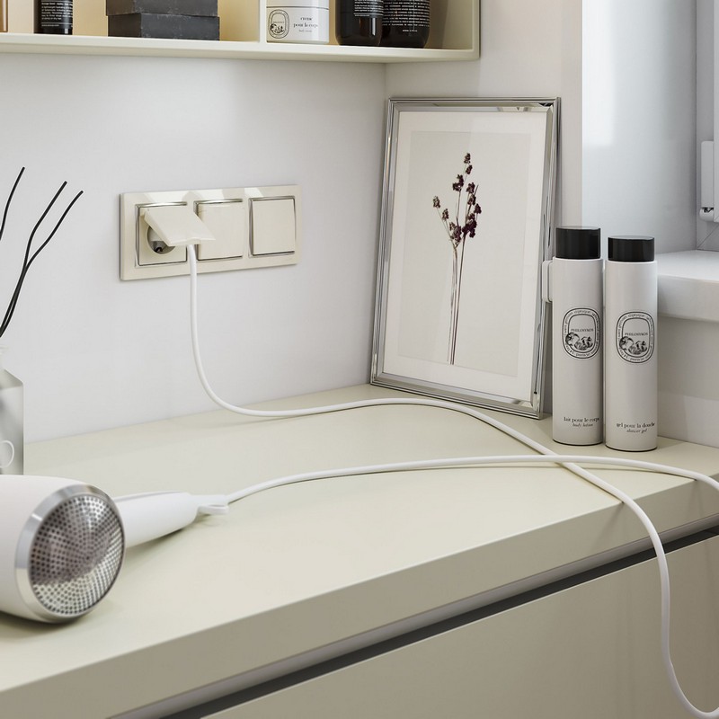 Werkel Слоновая кость механизмы Выключатель Werkel одноклавишный проходной (слоновая кость) W1112003