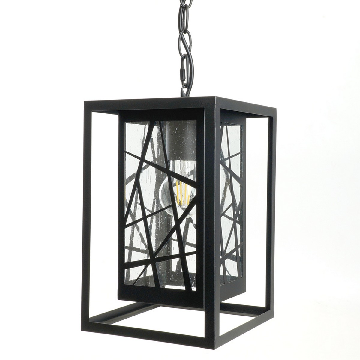 Уличные светильники на цепочке Светильник садово-парковый Feron PL642 на цепочке 60W 230V E27 черный 11648 