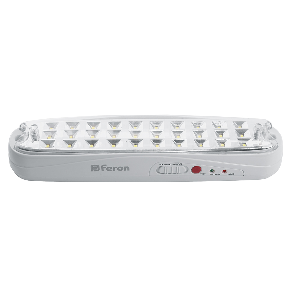 Светильник аварийный Feron EM111 30 LED AC/DC белый 41533