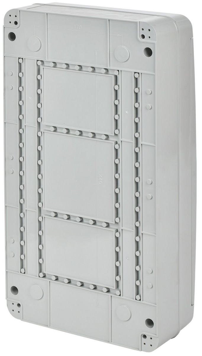 Пластиковые боксы и щиты IEK Щит пластиковый IEK TEKFOR КМПн-36 IP65 сер. непрозр. дверь TF5-KP73-N-36-65-K03-K03