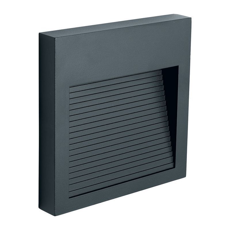 Встраиваемые светодиодные светильники Светодиодный светильник для лестницы Feron DH204 5W 4000K IP65 серый 41177 