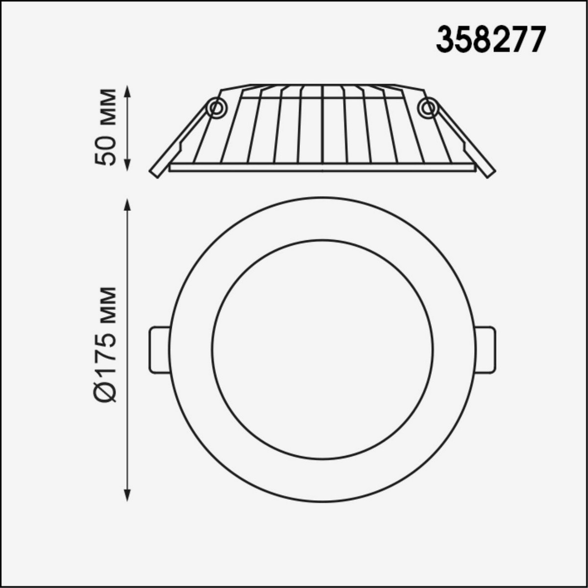 Встраиваемый светильник NOVOTECH 358277 GESSO