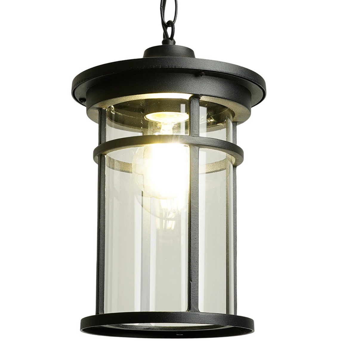 Уличные светильники на цепочке Светильник садово-парковый Feron PL765 на цепочке 60W E27 черный 51819 