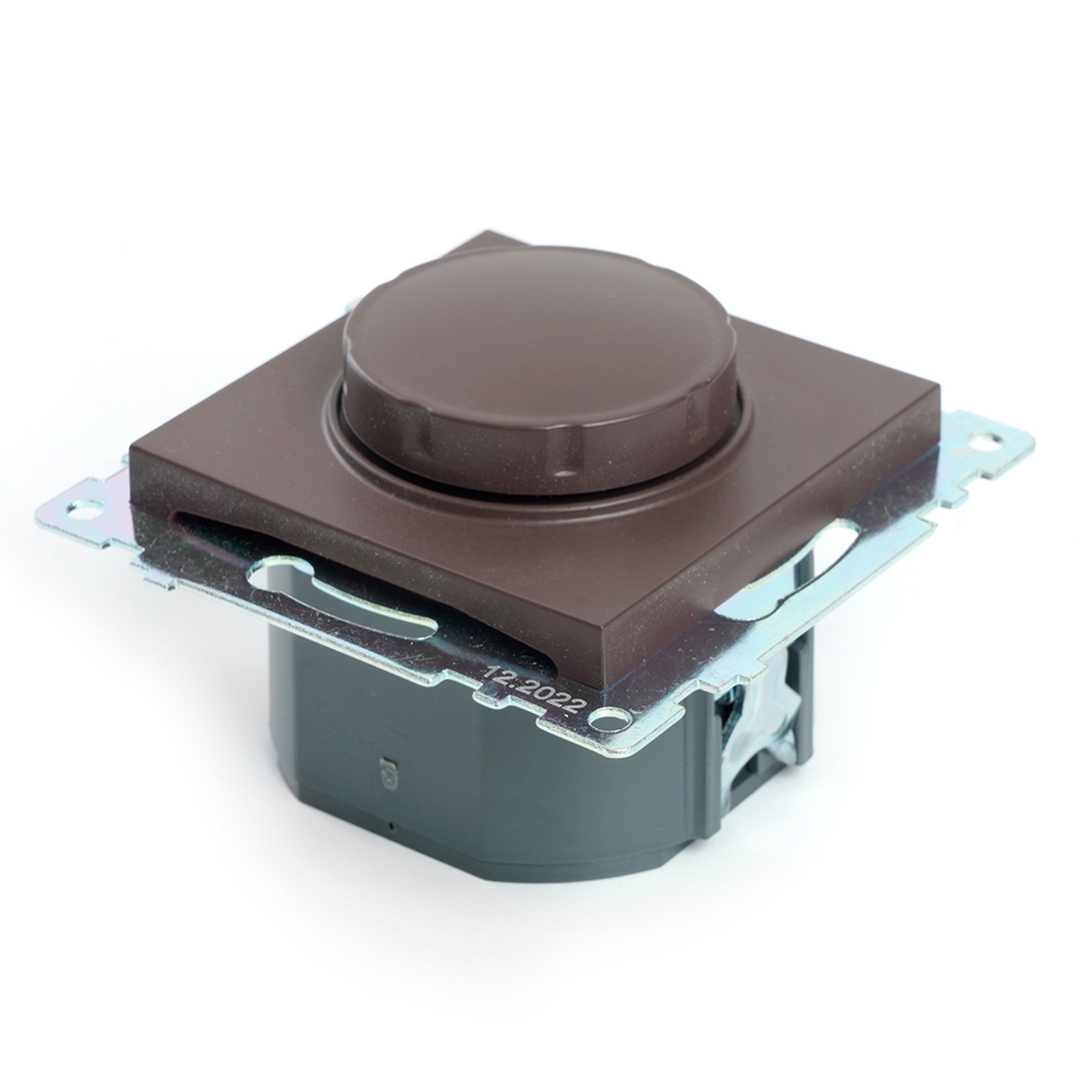 Выключатель диммирующий TRIAC STEKKER GLS10-7106-04 250V 500W Катрин шоколад 49017