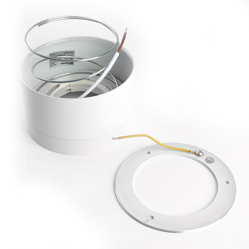 Светильники споты светодиодные Светильник спот потолочный Feron HL370 25W GX70 белый 48299 