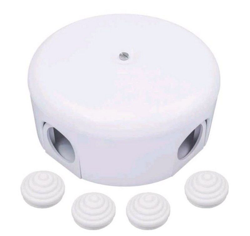 Bironi Лизетта - Ретро розетки и выключатели Распред.коробка BIRONI Белый 78*30мм (4 ввода в комплекте) B1-521-21-K