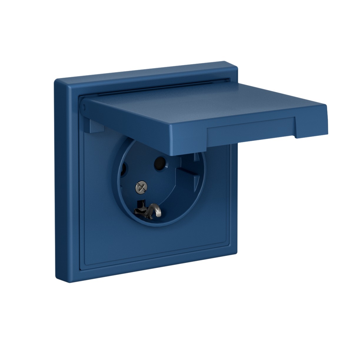 ArtGallery Аквамарин Розетка Systeme Electric ArtGallery Аквамарин с заземл. со шторк. с крышкой 16А IP20 GAL001146