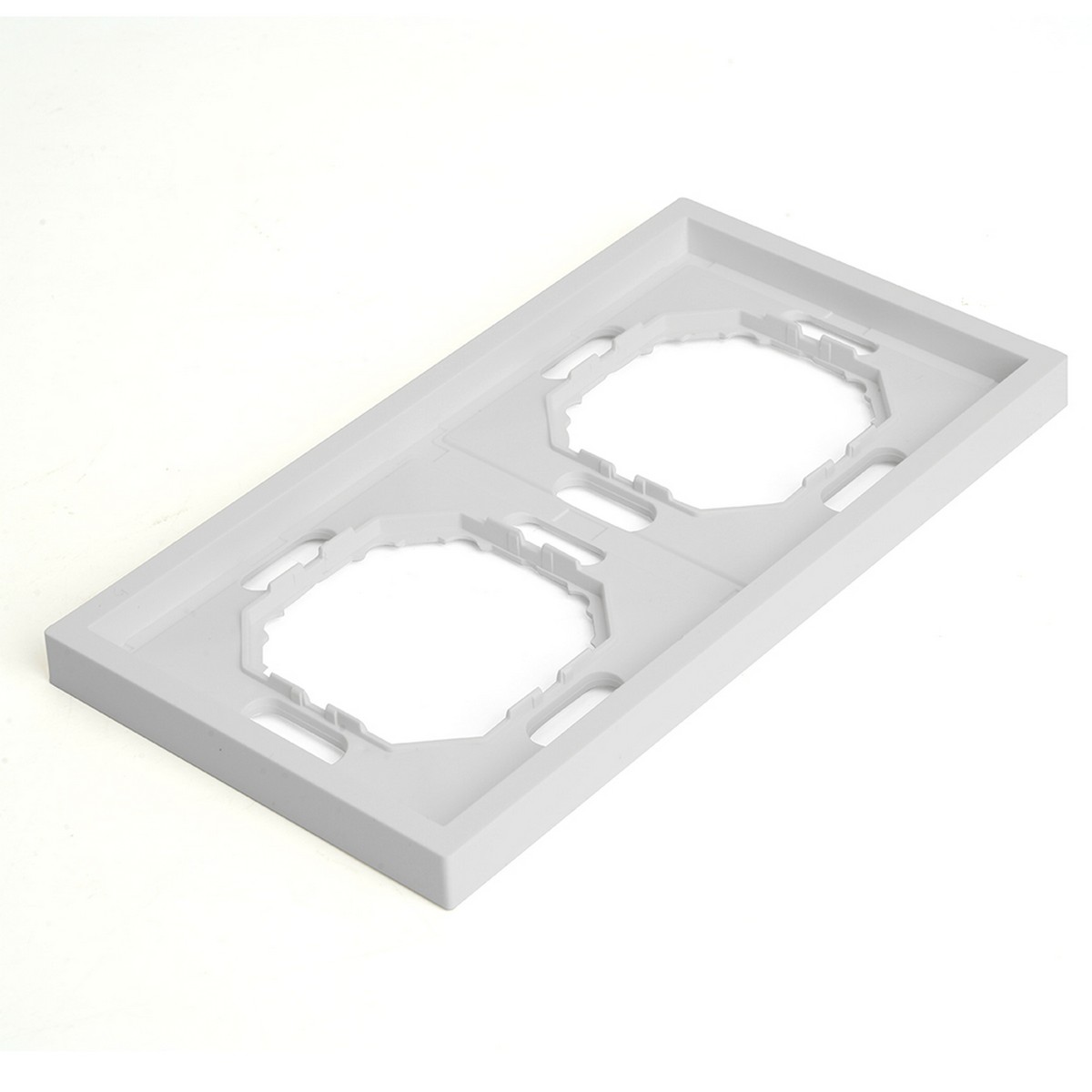 Рамка 2-ая STEKKER Эмили PFR00-5002-01 белый фарфор soft touch 49885