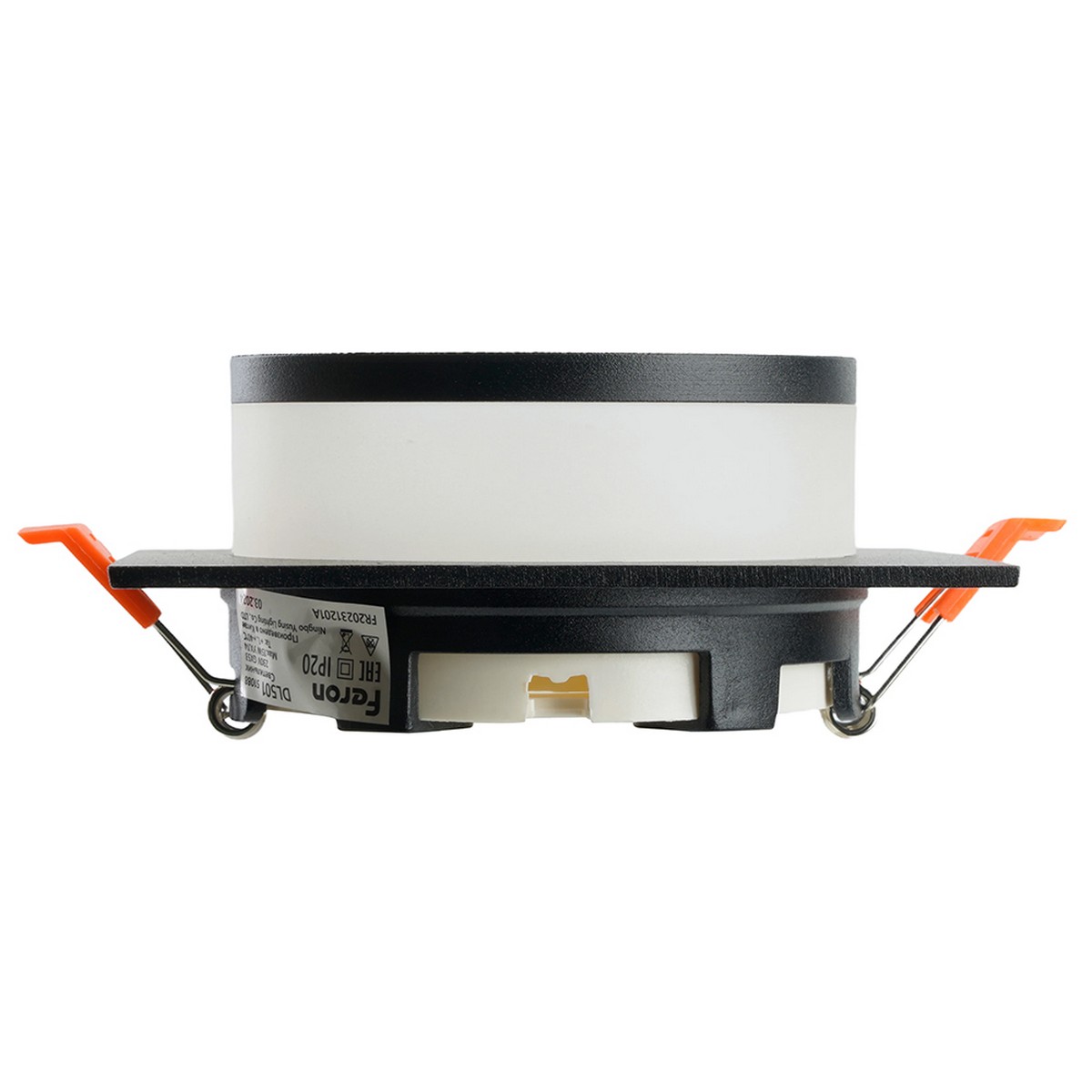 Встраиваемые светодиодные светильники Светильник встраиваемый Feron DL501 потолочный GX53 черный квадрат 51088 