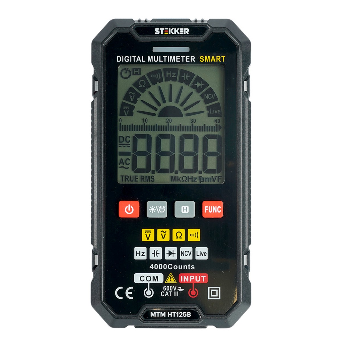 Мультиметр STEKKER MTM HT125B цифровой 49995