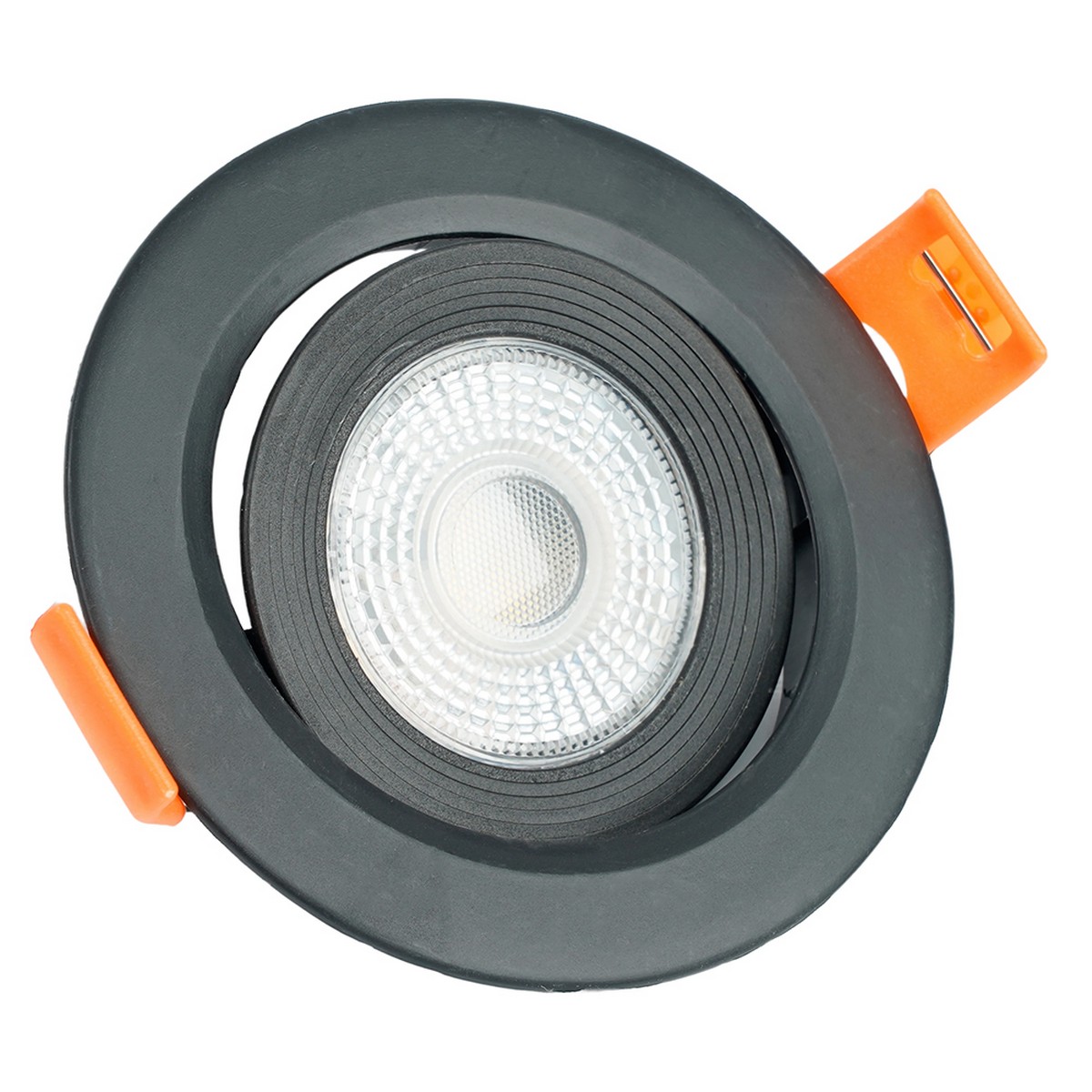 Встраиваемые светодиодные светильники Светодиодный светильник Feron.ONE AL540 встраиваемый 5W 4000K черный "круг" 52049 