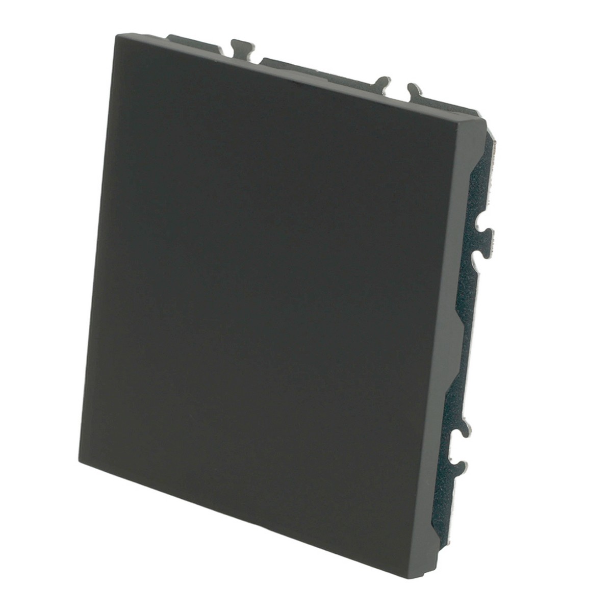 Эмили - Розетки и выключатели Stekker Заглушка STEKKER Эмили RST00-5116-05 черный уголь soft touch  49857